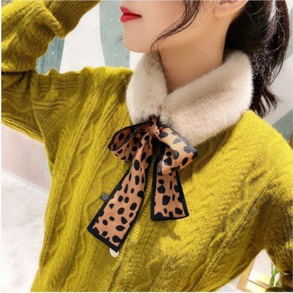 NEW Elegant Faux Fur Scarf - Picture 13 of 16